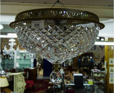 WATERFORD CRYSTAL "BRENDA" CENTRE LIGHT FITTING