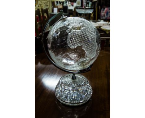 WATERFORD CUT GLASS 12" GLOBE