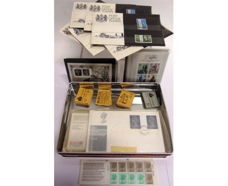 STAMPS - GREAT BRITAIN  Assorted booklets, prestige booklets, presentation packs and first day covers, (total decimal face va