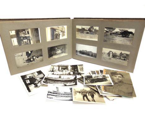 PHOTOGRAPHS - ASSORTED  Approximately 176 photographs, circa 1920s-40s, the subjects including Second World War training and 