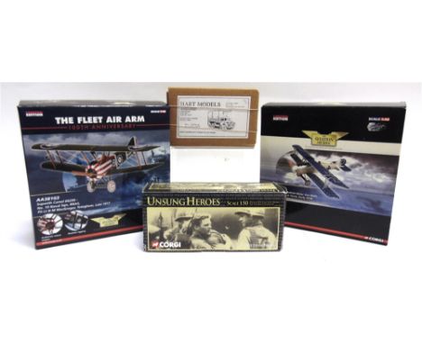 ASSORTED MILITARY MODELS  comprising a 1/48 scale Hart Models No.HT13, Austin K6 Breakdown Gantry 'Royal Navy', boxed; 1/50 s