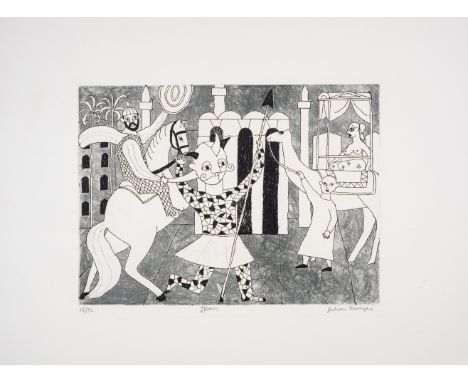 Julian Trevelyan (1910-1988)Islam (Turner 270)Etching, 1973, signed and titled in pencil, numbered from the edition of 52, pr