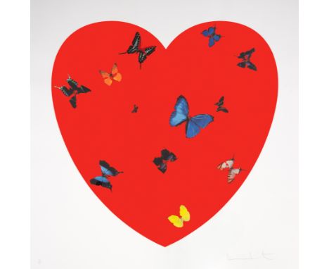 Damien Hirst (b.1965)All You Need is Love Love LoveScreenprint in colours, 2008, signed in pencil, numbered from the edition 