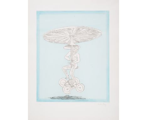 Man Ray (1890-1976)Monocopter (Anselmino 7)Etching with aquatint printed in colours, 1972, signed in pencil, numbered from th