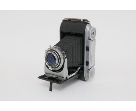 A Voigtlander Bessa II Rangefinder Camera, chrome, with Voigtlander Color-Skopar f/3.5 105mm lens, body, G, lens, F, shutter 