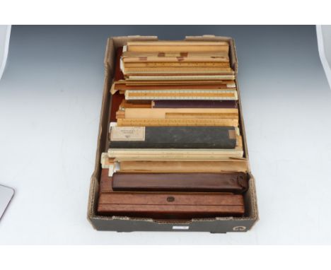 Drawing/Drafting Instruments, Scale Rules, a large quantity of scale rules, mostly early 20th century inclusing complete boxe