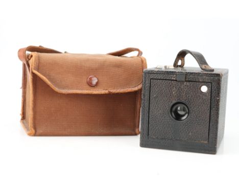 A Kodak No.2 Bull's Eye Special Camera, black, body G-VG, shutter working, optics G, some fine haze &amp; fungus present,