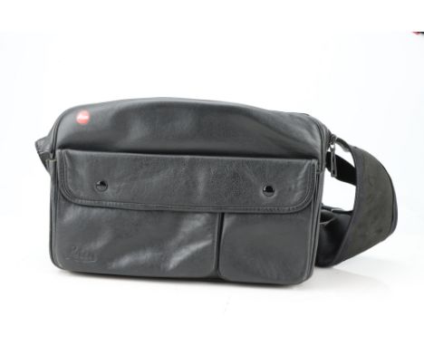 A Leica Hold-All R Camera Outfit Bag, black, Leitz stock no. 14834, in G condition, with makers box,