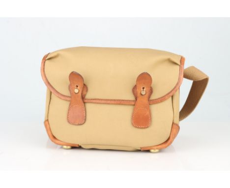 A Billingham Alice Camera Bag, khaki &amp; tan, G condition, with padded fixed insert,