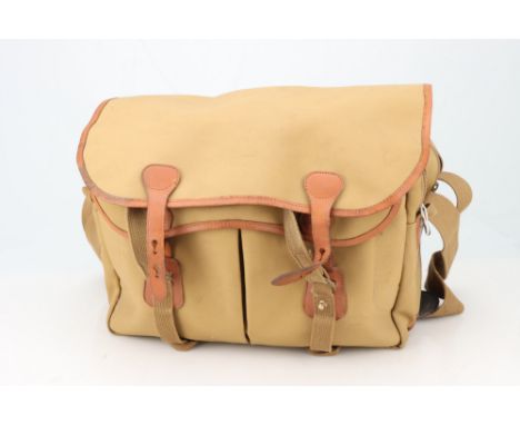 A Large Billingham Camera Bag, khaki &amp; tan, G condition, some padded inserts present,