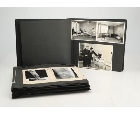 A Macabre Collection of Medical Images, Archive of Dr Stanley Rivlin, dated 1950's, a unique collection in 2 albums, the firs