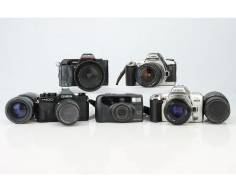 A Mixed Selection of 35mm Cameras, to include a Minolta 5000, a Minolta Dynax 404si, a Canon EOS 500n, &amp; more, all untest