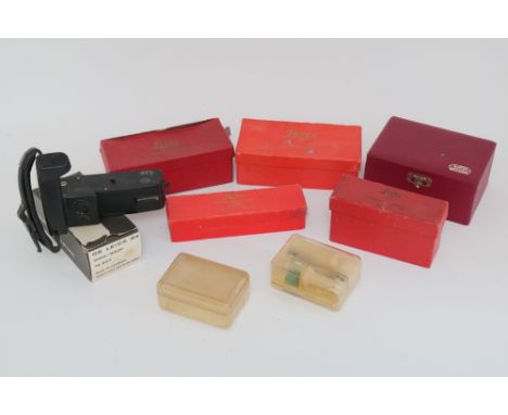 A Selection of Various Leica Accessories, including Leitz CTOOM, ELDIA, Motor Winder R and more, some boxed (a lot)