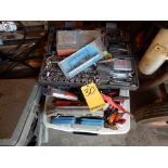 LOT MISC. HAND TOOLS TO INCLUDE - SOCKETS, SCREW DRIVERS, ETC.