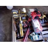 LOT MISC. WORK LIGHTS & FANS