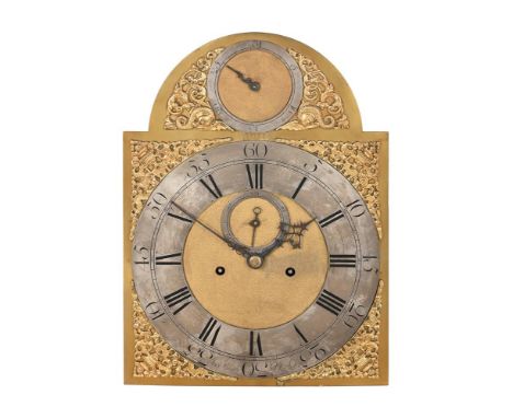 A GEORGE III EIGHT-DAY LONGCASE CLOCK MOVEMENT AND DIALJOHN SMITH, YORK, CIRCA 1770The four double-baluster pillar rack and b