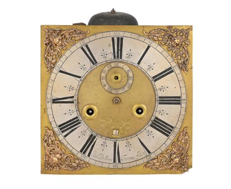 A RARE WILLIAM III RACK-STRIKING LONGCASE CLOCK MOVEMENT WITH ELEVEN-INCH DIALJAMES DELANCE, FROME, CIRCA 1695The four (forme