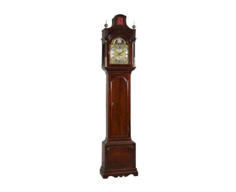 A GEORGE III MAHOGANY EIGHT-DAY LONGCASE CLOCK WITH MOONPHASEHAWTHORN, LONDON, CIRCA 1770 The five pillar rack and bell strik