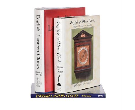 Ɵ WHITE, GEORGEEnglish Lantern ClocksAntique Collectors' Club, Woodbridge 1989, 1st and only edition, gilt titled blue cloth,