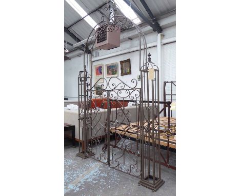 GARDEN ARCHITECTURAL GATE, French provincial style, 141cm W. 