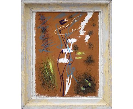 ANDRE MASSON, 'Abstract', original lithograph 1964, 32cm x 25cm, framed.