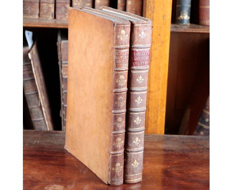 BORLASE, WILLIAM: 'THE NATURAL HISTORY OF CORNWALL'printed for the author by W. Jackson, Oxford 1758; together with 'Antiquit
