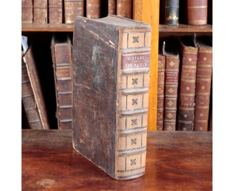 RALEIGH, SIR WALTER: 'THE HISTORY OF THE WORLD'printed for R. Best and Samuel Cartwright, London 1652, tooled brown leather b