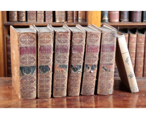 BOYLE, ROBERT: 'THE WORKS'volumes 1-6, printed for J & F Rivington et al, London 1772, grained brown calf bound, the gilt too