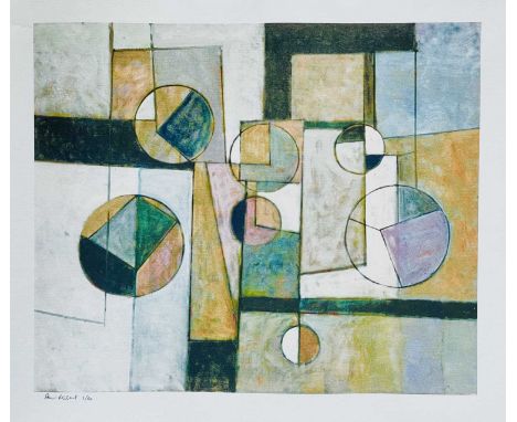 Paul MOUNT(1922-2009) Sculptural Forms Lithograph, signed and numbered 1/20, 57x72cm paper sizeThe artist's estate.Overall th
