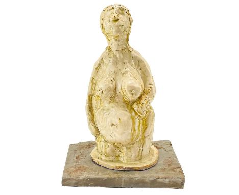 Julian DYSON (1936-2003) Nude Figure  Ceramic, signed and dated '00, height 31cm.