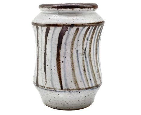 David LEACH (1911-2005) Ynomi  Stoneware, impressed personal and Leach Pottery mark to base, height 10.5cm.