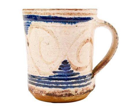 Michael CARDEW (1901-1983) Mug  Ceramic, impressed makers mark to base, height 10.5cm.An almost unnoticeable small nibble to 