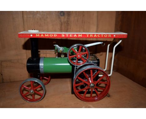 A Mamod TE1A steam tractor, boxed. 