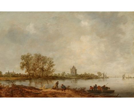 Öl auf Holz. 44,5  x 69,5 cm.Auf dem Holzstamm unten links undeutlich monogrammiert und datiert: G 1640.ProvenienzSammlung Si