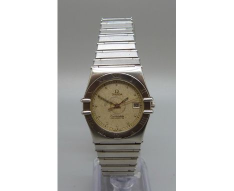 An Omega Constellation Chronometer quartz wristwatch 