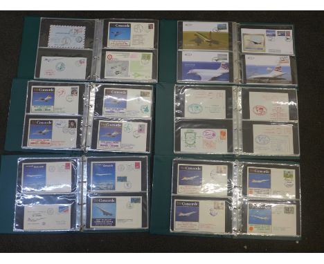 A postal history of the Concorde - 547 first day covers in six albums, 1968-1976, 1976-1977, 1978, 1979, 1980-1984, 1985-1987