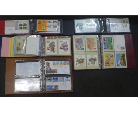 A quantity of first day covers and PDC cards in folders 