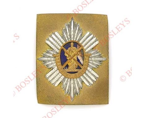 Badge. 1st (the Royal) Regiment of Foot Crimean War Officer’s shoulder belt plate circa 1844-55. A good scarce example compri