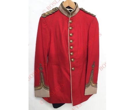 Northamptonshire Regiment Officer’s Full Dress Scarlet Tunic A good post 1902 example. Scarlet uniform with buff facings and 