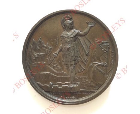 Mudie Series of National Medals the Battle of San Sebastian. 1813 Bronze Medal. This bronze medal forms part of the Mudie’s S