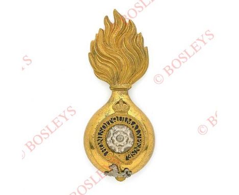 Badge. The Royal Fusiliers (City of London Regiment), Officer’s Colour Plate. A good post 1902 gilt example in the form of a 