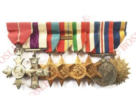 WW2 Historic 8th Army & North West Europe MBE.,MC Medal Group of Eight to “Monty’s” Personal ADC Staff Officer. An important 