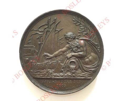 The Duke of Wellington and the Passage of the Duro 1809 Bronze Medal. This bronze medal forms part of the Mudie’s Series of N