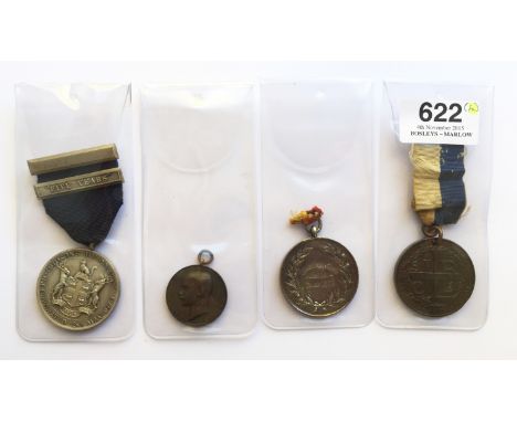 Jewish Lads Brigade, Three Medallions etc. Awarded to Sergeant J. Rosenberg. Comprising: Lewis Emanuel Medal. Named and dated