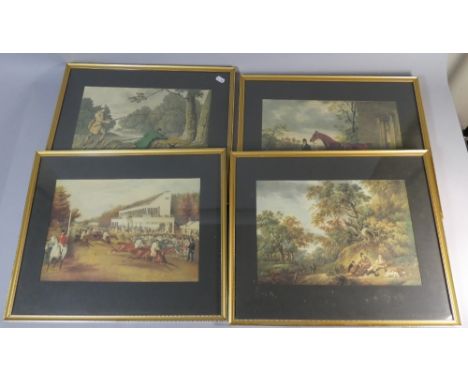 A Collection of Four Gilt Framed Sporting Prints