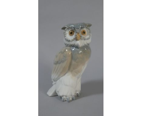 A Nao Study of an Owl, 17cm High