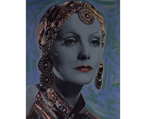 RUPERT JASEN SMITH (AMERICAN 1953-1989)Greta Garbo, serigraph in colors109.2 x 86.3 cm (43 x 34 in.)signed and inscribed with