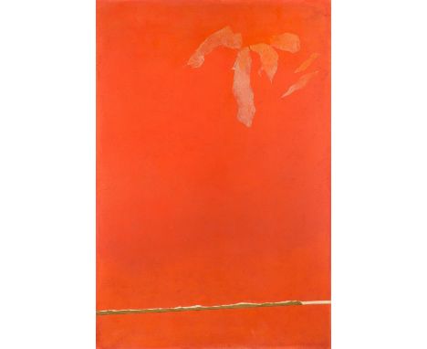 ADJA YUNKERS (AMERICAN 1900-1983)Soprattutto IV, 1974acrylic and collage on canvas177.8 x 118 cm (70 x 46 1/2 in.)signed, tit