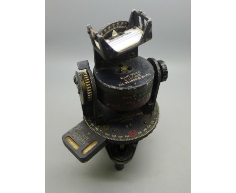 An Astro Compass Mk2, ref. 6A/1174 2X, used by RAF bomber aircraft including Lancaster and Halifax 