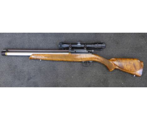A Daystate HL1049 0.22 calibre air rifle and Viking 4x32  scope, comes with manufacturer's leaflet, two tins of pellets, bi-p